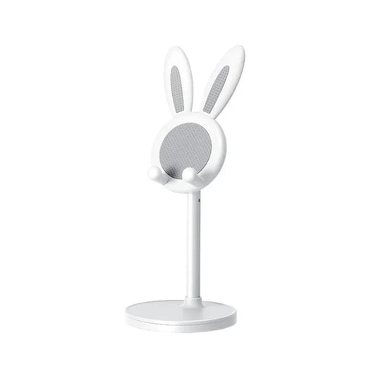 Cute Cartoon Bunny Phone Stand - Adjustable & Compatible with Iphone, Kindle, Ipad, Switch, Tablet & More!